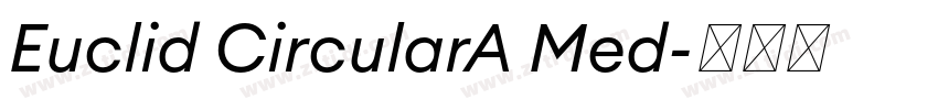 Euclid CircularA Med字体转换